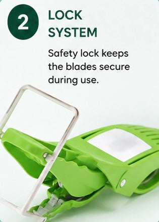 Professional Multi-Blade Vegetable Cutter & Fruit Slicer | 5-Blade Manual Veg Chopper with Safety Lock